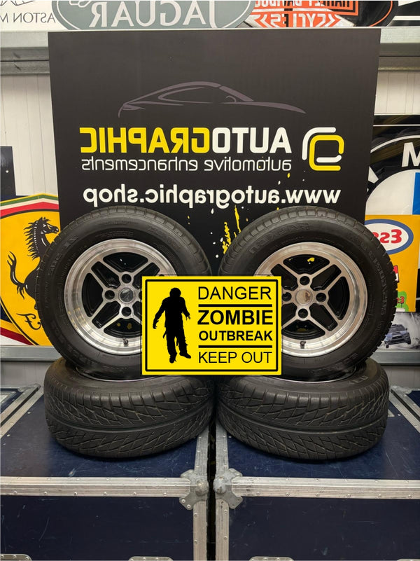 Danger! Zombie Outbreak - A2/A3 Sign