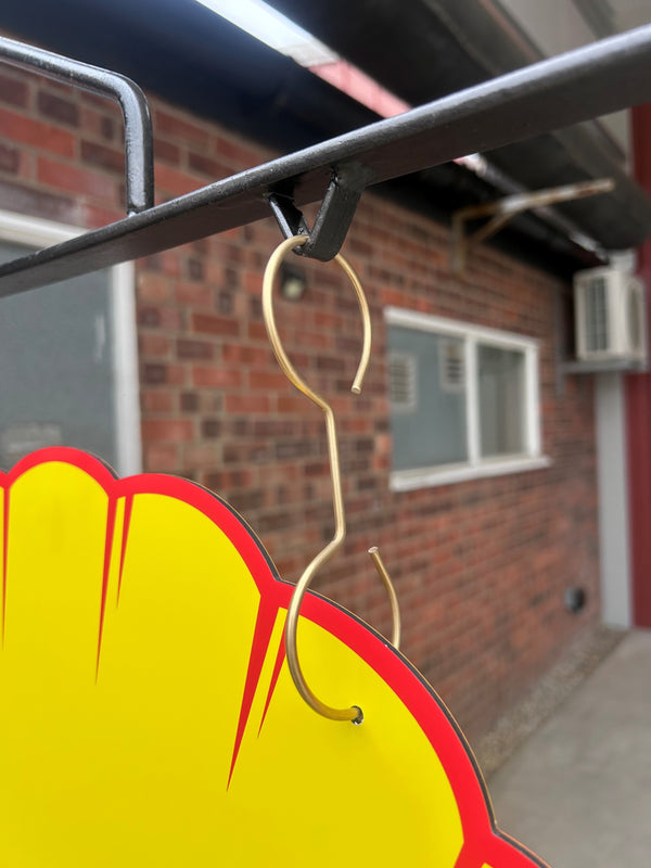 SHELL Logo Hanging Sign ( Double Sided)