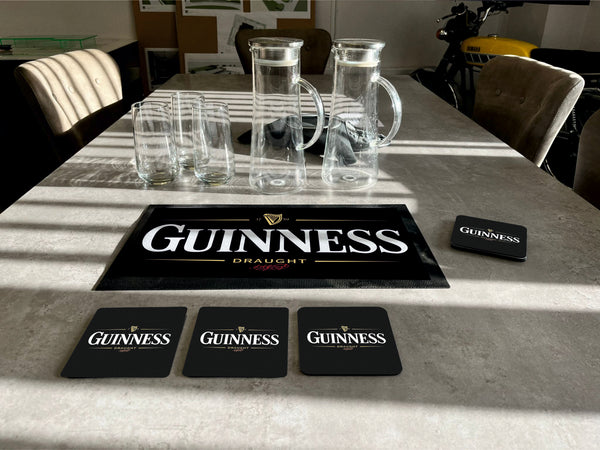 GUINNESS - Bar Mat & Coaster Bundle