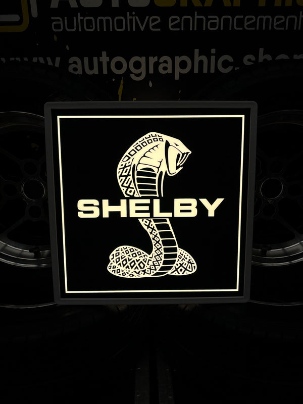 Shelby Mustang - Illuminated Sign
