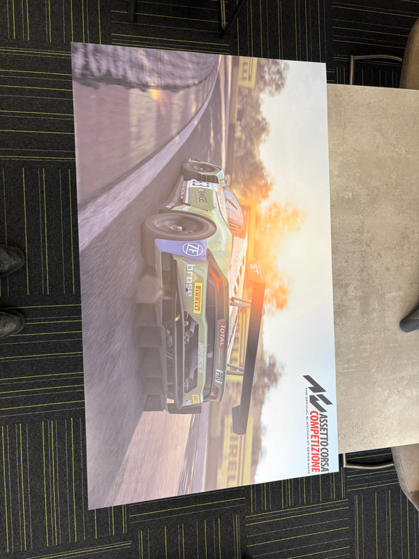 ASSETTO CORSA POSTER - 111cm x 65cm