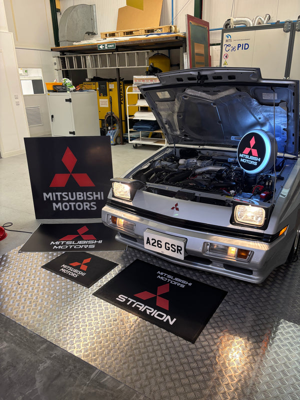 MITSUBISHI - Round Illuminated Sign Plug-In Sign