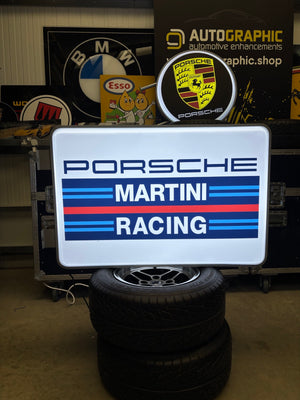 PORSCHE - MARTINI Illuminated Sign