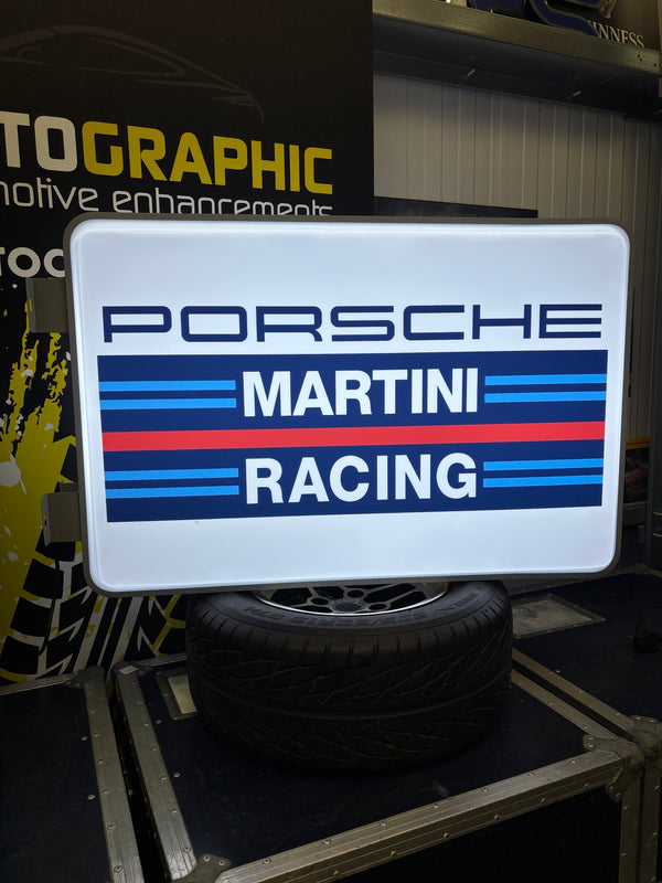 PORSCHE - MARTINI Illuminated Sign