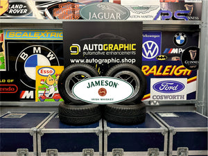 Jameson Irish Whiskey Logo - White Oval Sign
