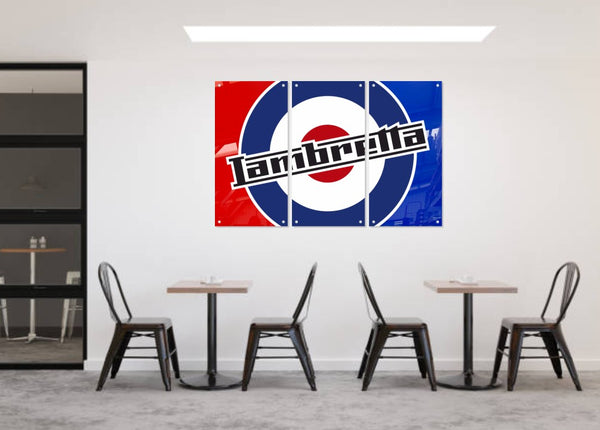 Lambretta Exclusive Sign - 300cm Wall Art Display