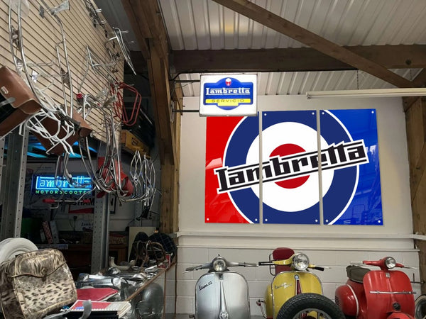 Lambretta Exclusive Sign - 300cm Wall Art Display
