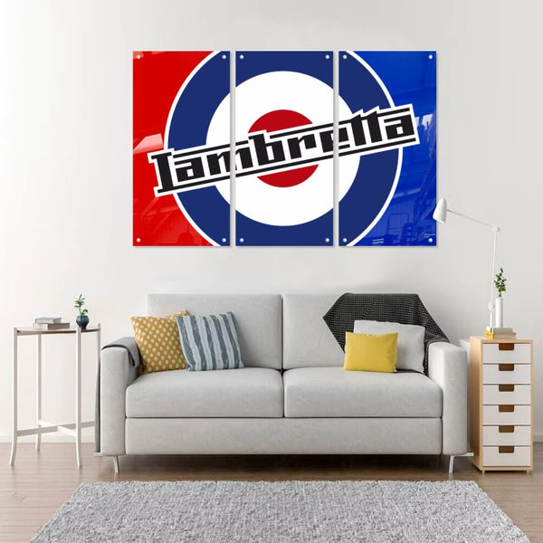 Lambretta Exclusive Sign - 300cm Wall Art Display