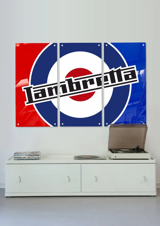 Lambretta Exclusive Sign - 300cm Wall Art Display