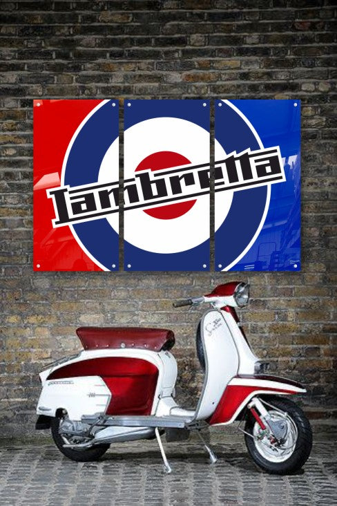 Lambretta Exclusive Sign - 300cm Wall Art Display