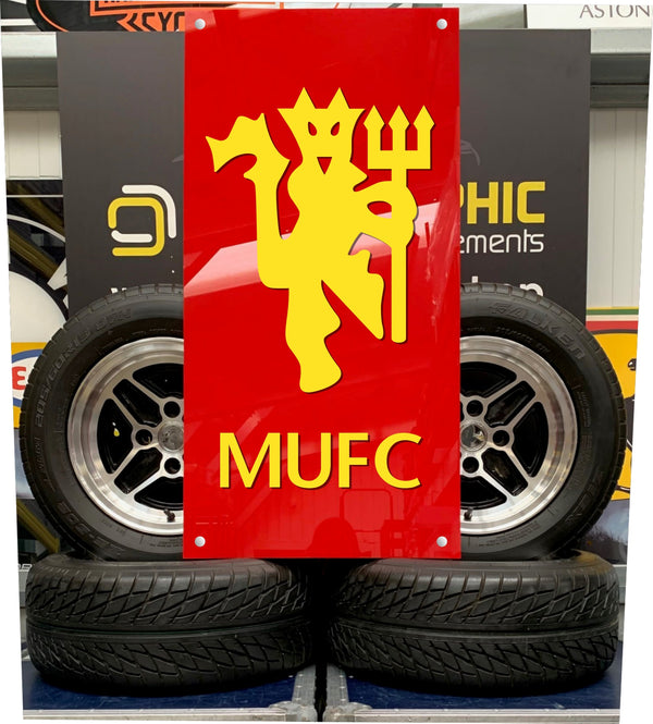 Manchester United Football Club - Large Acrylic Sign