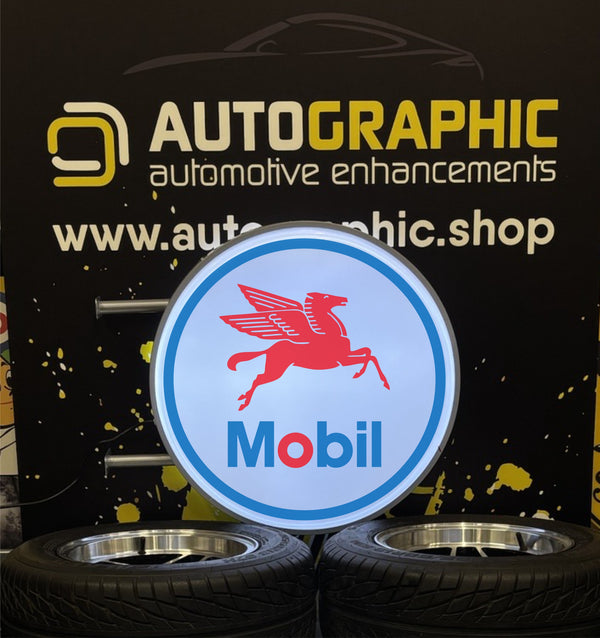 Mobil Oil - Double Sided Light Box
