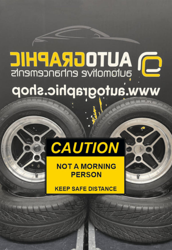 Not A Morning Person - A2/A3 Signs