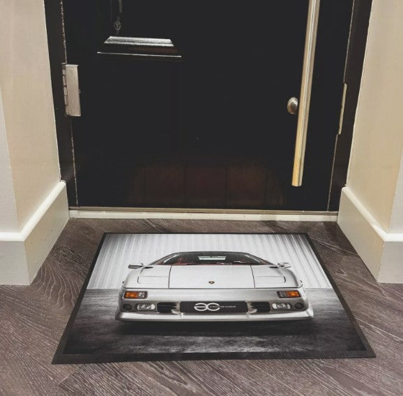 Lamborghini Diablo face floor mat