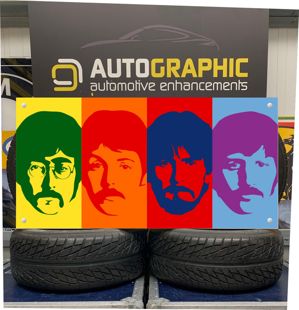 The Beatles - Pop Art Sign