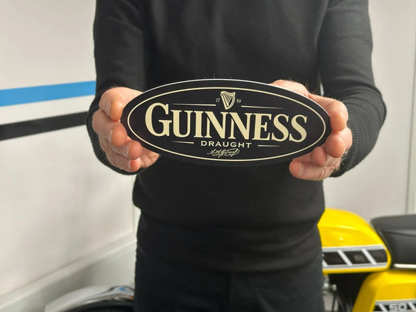 GUINNESS - Small 19cm x 8.5cm oval Sign