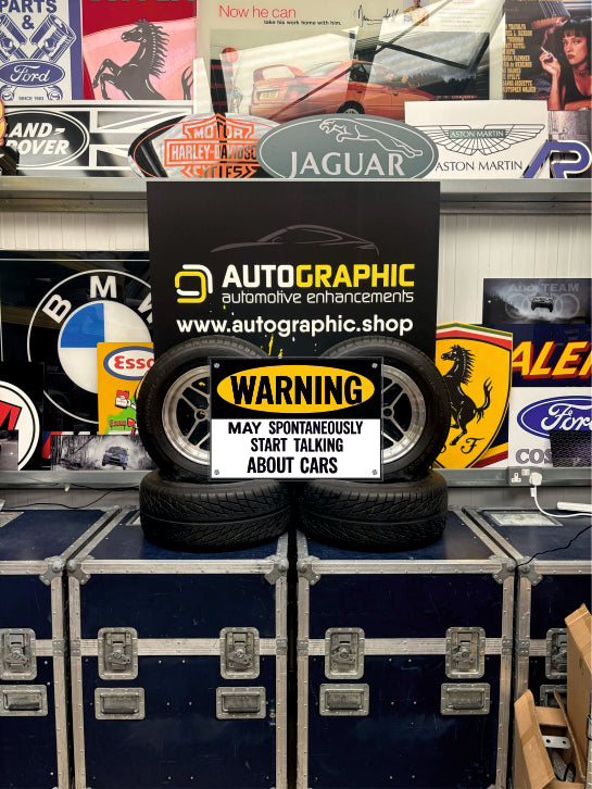 Warning! May Spontaneously Start Talking About Cars - A2/A3 Signs