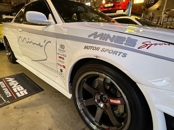 ' Mine's ' Nissan R34 GTR Decal Sticker Set JDM