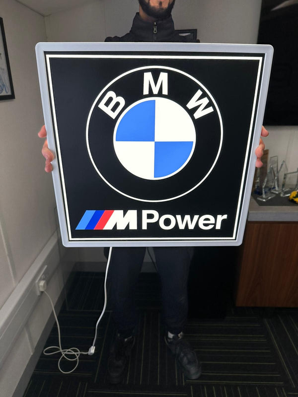 BMW - M Power Square Illuminated Sign