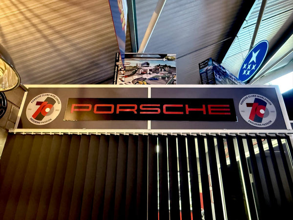 PORSCHE - Large 5FT Long 3D Effect Sign