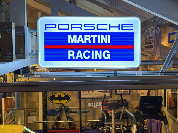 PORSCHE - MARTINI Illuminated Sign