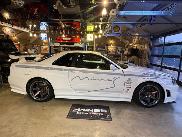 ' Mine's ' Nissan R34 GTR Decal Sticker Set JDM
