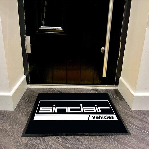 SINCLAIR VEHICLES - Black & White Floor Mat