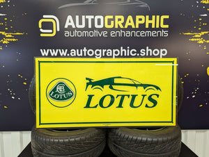 LOTUS Very Large Sign Silhouette and Badge