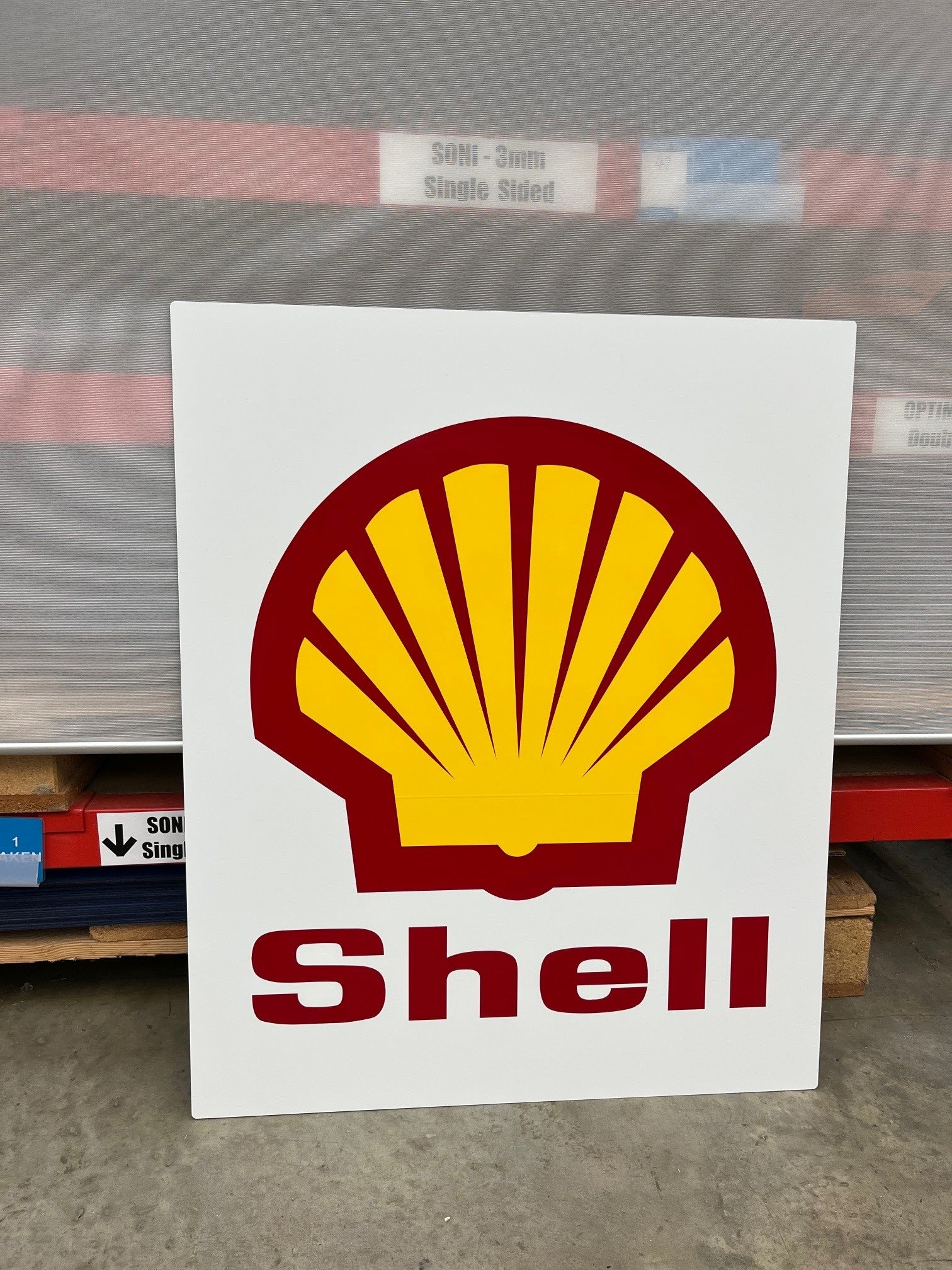 SHELL FUEL Sign - Car Brand Signs - Auto Graphic