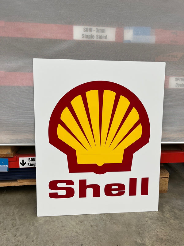 SHELL FUEL Sign