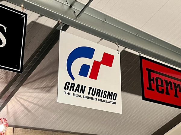 GRAN TURISMO Sign - White