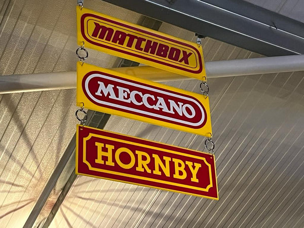 Hobby Signs (Pack of 3 Bundle) Matchbox, Meccano, Hornby