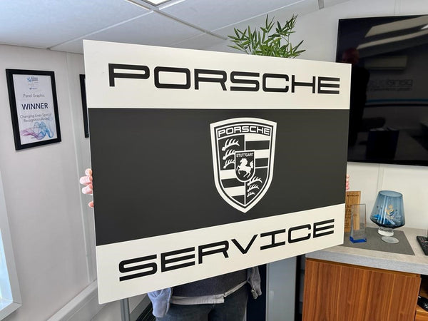 PORSCHE Service Sign - Lightweight