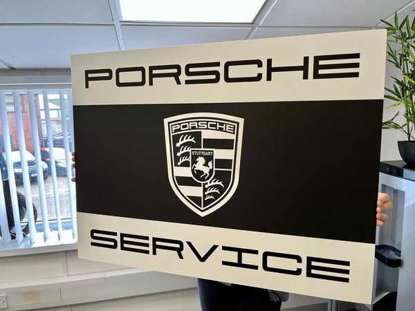 PORSCHE Service Sign - Lightweight