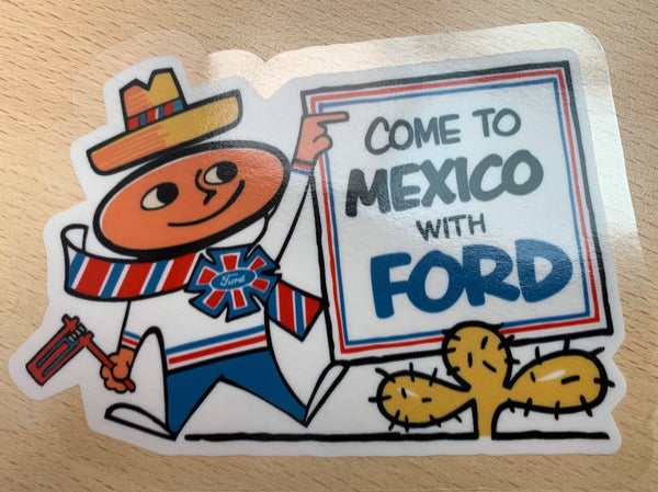 FORD 1970 World Cup Rally Ford Mk1 Escort Mexico Decal