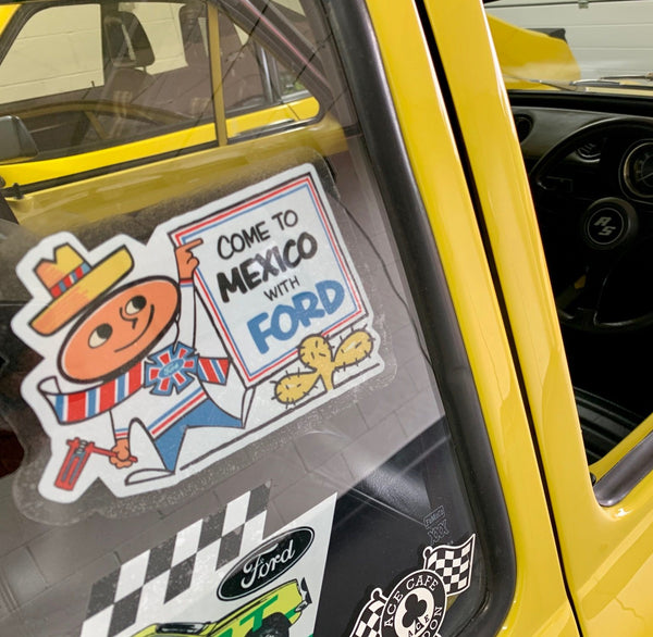 FORD 1970 World Cup Rally Ford Mk1 Escort Mexico Decal