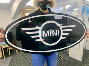 MINI Logo Sign