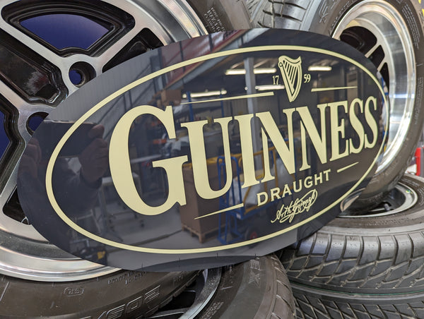 GUINNESS Draught Oval Sign