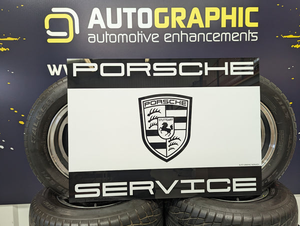 PORSCHE Service Sign