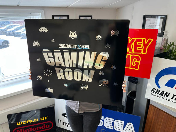 GAMING ROOM Sign
