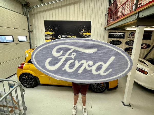 FORD Logo Sign - 2 Meters Wide