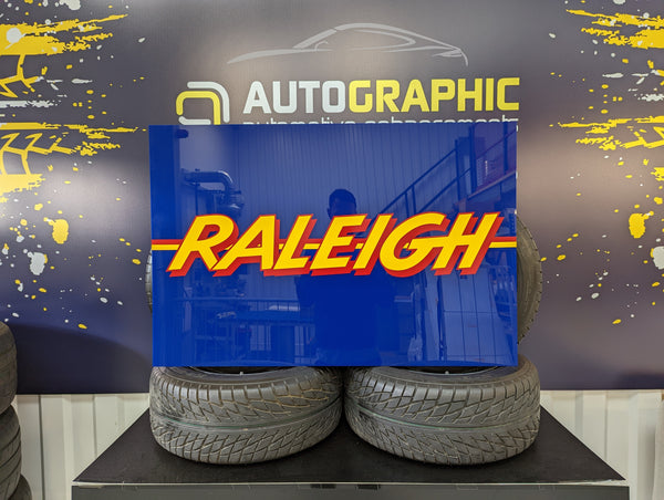 RALEIGH Sign - Blue